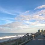 Enjoy an evening walk after dinner along the boardwalk